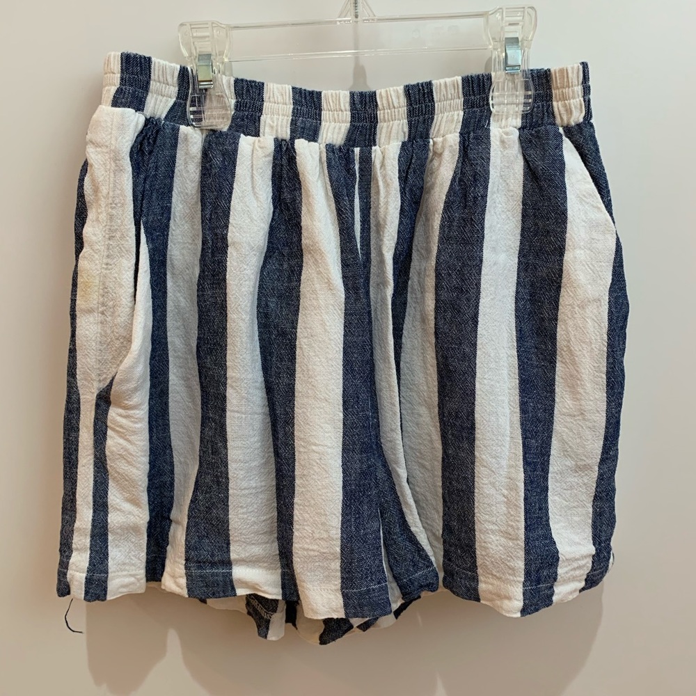 Striped Aqua shorts